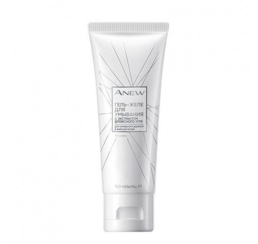 Гель-желе для умывания с экстрактом древесного угля AVON ANEW